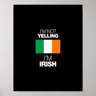 Póster no estoy gritando que soy irlandés