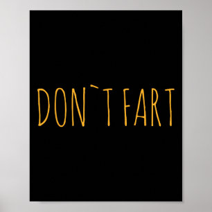 Póster No Fart Gym Deporte Culturismo Proteína Entrenamie