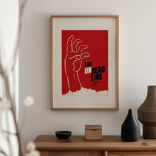 Póster No-fecha límite - poster de película de terror de 