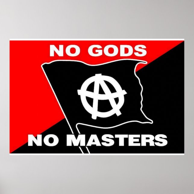Póster no gods no masters poster (Frente)