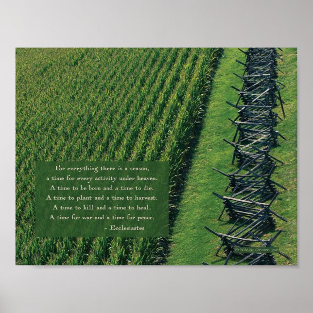 Póster No Greater Love Poster (Frente)