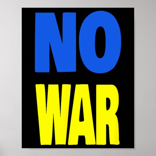 Póster No Guerra Ucrania  (Frente)