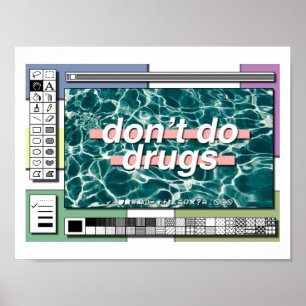 Póster no hagas drogas :(