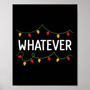 Póster No hago que coincidan con los Navidades con los de