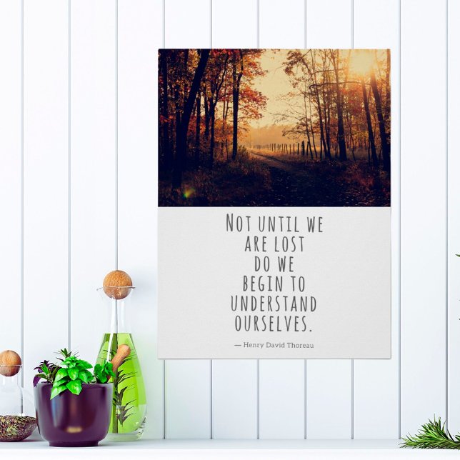 Póster No Hasta Que Nos Perdamos La Cita De Thoreau (Subido por el creador)