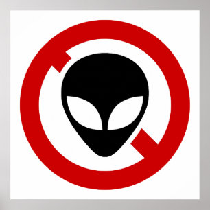 PÓSTER NO HAY ALIENÍGENAS