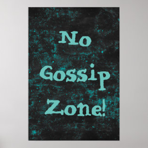 Póster No hay azul en la zona de Gossip