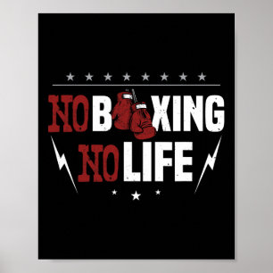 Póster No Hay Boxeo Ni Vida Para Un Boxeador