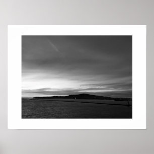 Póster No hay colores en la fotografía en blanco y negro