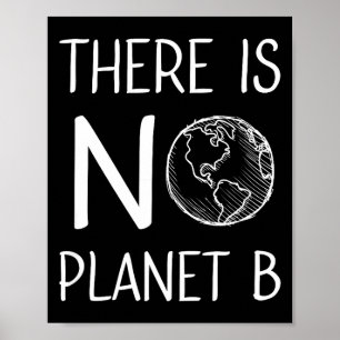 Póster No Hay Conciencia Del Planeta B Activismo Ambienta