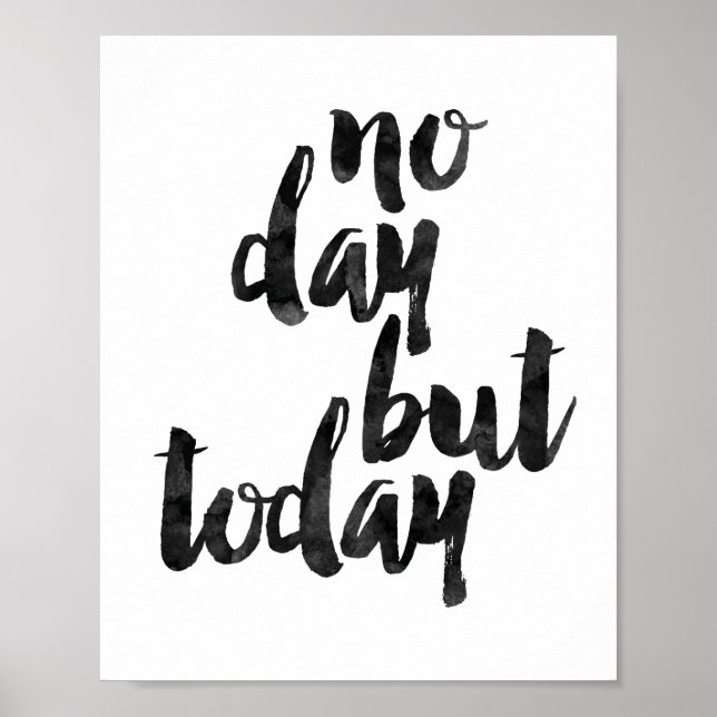 Póster No hay día pero hoy (Frente)