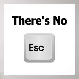 Póster No hay escape