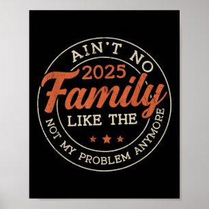 Póster No hay familia como la familia One Retro Gruge Reu
