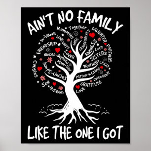 Póster No hay familia como la que tengo familia