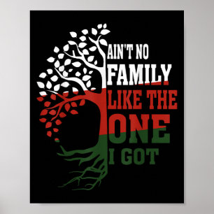 Póster No Hay Familia Como La Que Tengo Familia