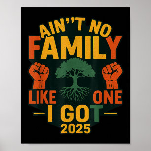 Póster No hay familia como la que tengo familia divertida