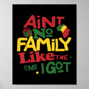 Póster No Hay Familia Como La Que Tengo Reunión Familiar.