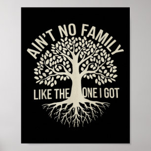 Póster No Hay Familia Como La Que Tengo Una Familia Diver