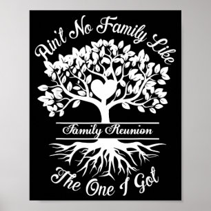 Póster No hay familia como la que tiene reunión familiar