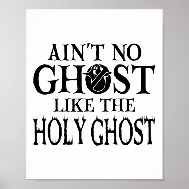 Póster No hay fantasma como el Espíritu Santo - Hal crist (Frente)