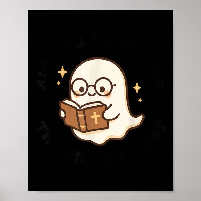 Póster No hay fantasma como el Espíritu Santo Jesús Crist (Frente)