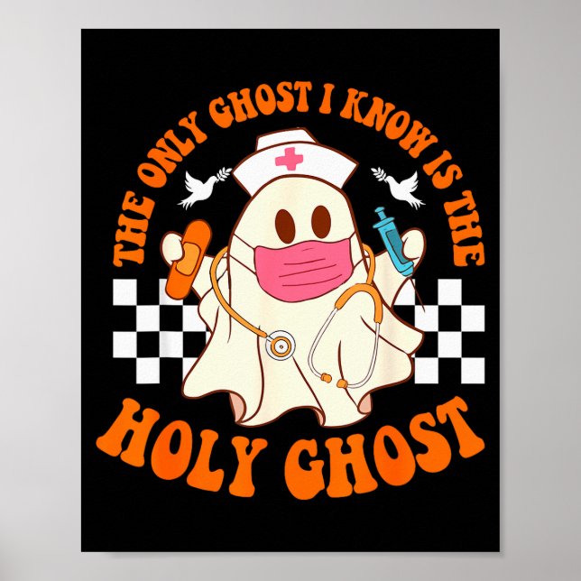 Póster No Hay Fantasma Como El Espíritu Santo Jesús Crist (Frente)