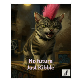 Póster No hay futuro, solo Kibble