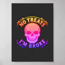 No hay golosinas, estoy en bancarrota Calavera sar