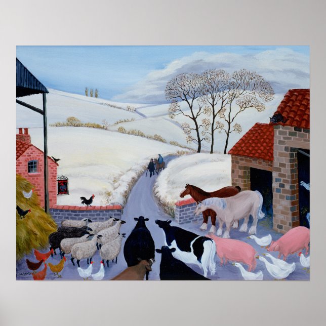 Póster No hay habitaciones en la posada (Frente)