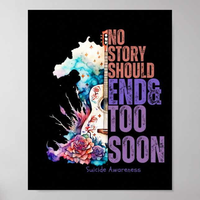 Póster No hay historia que terminar muy pronto en la prev (Frente)