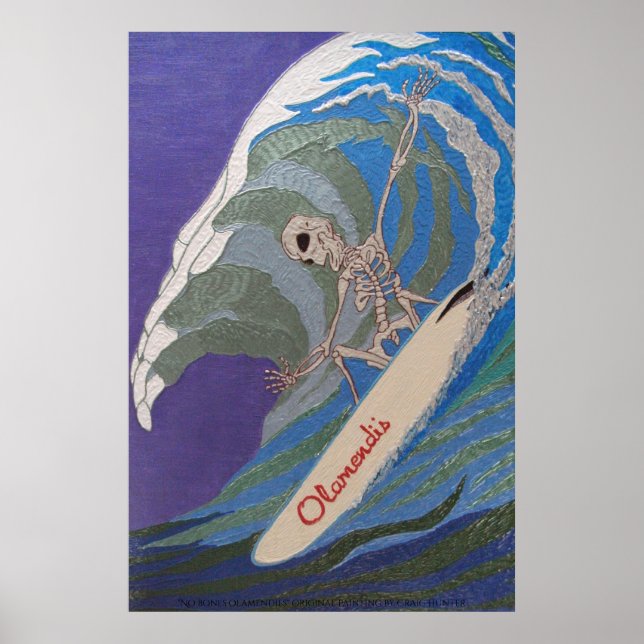 Póster No hay huesos olamendis (Frente)