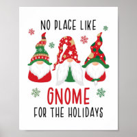 No Hay Lugar Como Gnome Para Los Navidades De Vaca