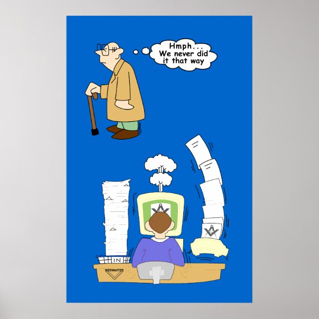 Póster No hay manera (Frente)