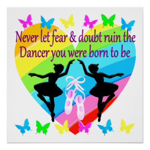 PÓSTER NO HAY MIEDO SÓLO A LA FE DANCER SUEÑOS