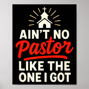 Póster No Hay Pastor Como El Que Tengo - Cristiano Reli