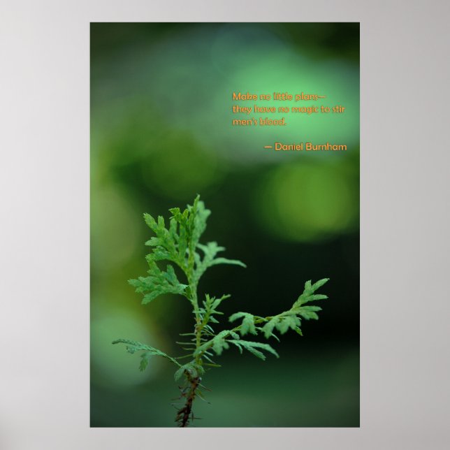 Póster No hay pequeños planes (Frente)