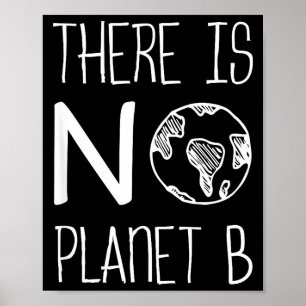 Póster No Hay Planeta B, Conciencia Ambiental, Actuar