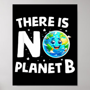 Póster No Hay Planeta B Conciencia Climática de la Tierra