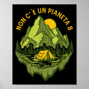 Póster No Hay Planeta B Madre Tierra Protección Ambiental