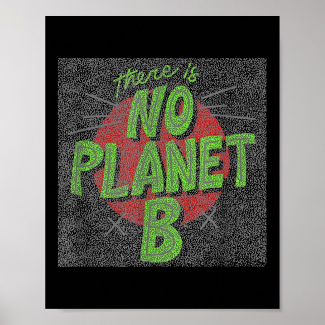Póster No Hay Planeta B, Protección Ambiental, (Frente)