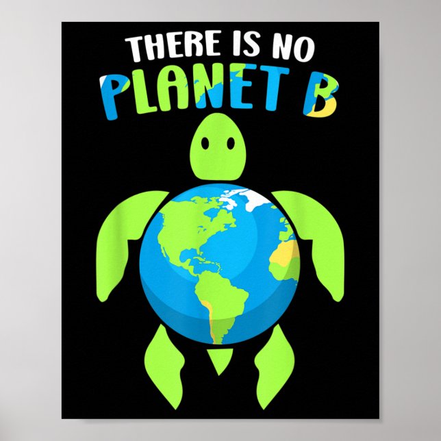 Póster No Hay Planeta B Protección Ambiental Ambiental (Frente)