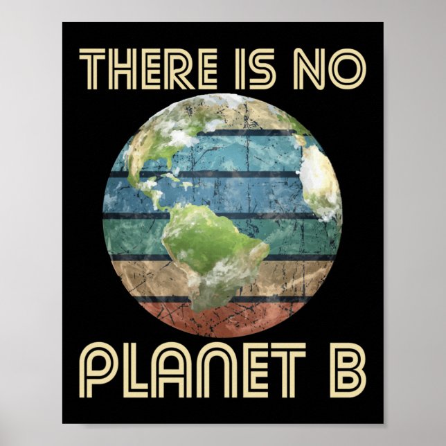 Póster No Hay Planeta B - Protección Ambiental Ea (Frente)