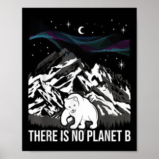 Póster No Hay Planeta B Protección Ambiental Eart