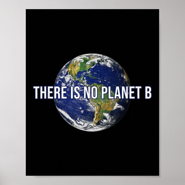 Póster No Hay Protección Climática Del Planeta B (Frente)