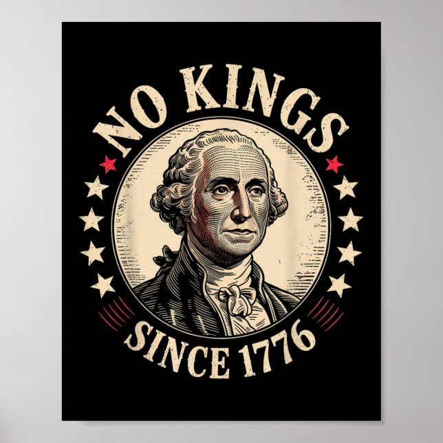 Póster No hay reyes en América 1776  (Frente)