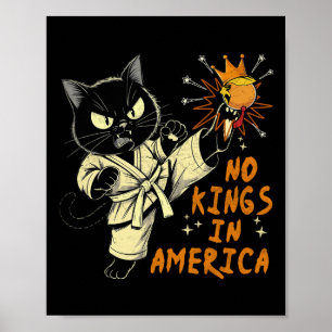 Póster No hay reyes en Estados Unidos Divertido Trump Nos