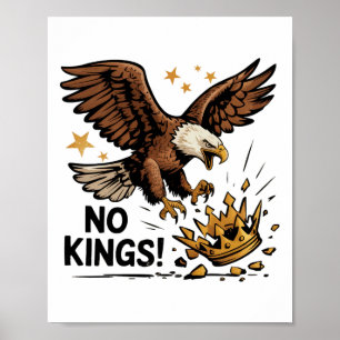 Póster No hay reyes en los Estados Unidos, águila patriót