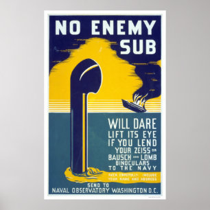 Póster No hay sub-enemigo WPA