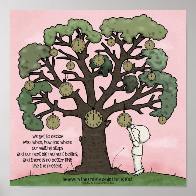 Póster No hay tiempo como el presente (Frente)