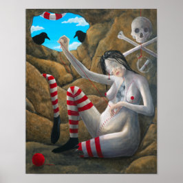 Póster "No hay tiempo" de Christiane Cegavske